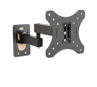 Supporto TV angolare a movimento completo, supporto da parete for monitor TV da 10 a 32 pollici, girevole, inclinabile, regolabile, supporto TV universale VESA 100x100 mm