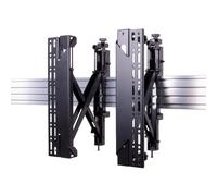 B-Tech BT8390-VESA400MAP - Accessori per Montaggio Schermo Piatto (Nero, 50 kg, 165,1 cm (65"), 106,7 cm (42"), Scorrevole, 12,6 cm)