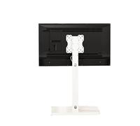 Supporto TV Con Rotelle for Schermi Da 10-43 Pollici, Carrello Mobile Portatile Con Supporto Girevole, Montaggio Ad Angolo, Ruote Universali(White)