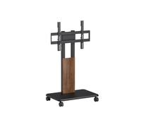 Supporto TV con ruote Kimex per schermi di grandi dimensioni Supporto da pavimento con ruote per schermi da 32 a 85 pollici, fino a 50 kg, altezza
