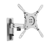 SUPPORTO TV DA PARETE DELTACO ARM-0266 da 13 " a 43 ", portata max 15 kg, VESA max Panel mounting interface 24/5000 Interfaccia per montaggio a pannello:100 x 100;200 x 100;200 x 200;75 x 75