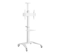 Techly Supporto da Pavimento per TV da 37'' a 70'' Bianco