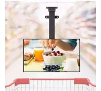 Supporto TV da soffitto - Dispositivo di sollevamento a soffitto con telecomando regolabile in altezza supporto per monitor a 360° a sinistra e a destra, adatto per TV da 32 a 75 pollici