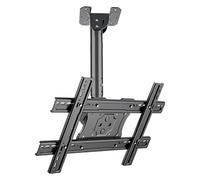 Supporto TV da soffitto girevole da parete per TV da 32 75 pollici inclinabile regolabile a 45 ° Supporto resistente per una presa sicura ideale per Home Theater e soluzioni salvaspazio.
