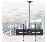 Supporto TV da soffitto inclinabile e Girevole, Supporto TV Regolabile a 30°, Adatto alla Maggior Parte dei televisori da 40-60 Pollici, Montaggio a Parete e a soffitto, Onecolor-2m