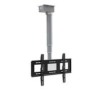 Supporto Tv Da Soffitto Motorizzato Con Telecomando Per Tv Da 26-70 Pollici Supporto Regolabile In Altezza E Supporto A Parete 2 Metodi Di Installazione Supporto Da Paret-One Color-59.0inch