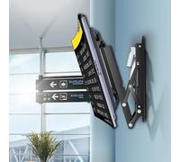 Supporto TV Da Soffitto Motorizzato, Sollevatore TV Pieghevole Nascosto, Sollevatore TV Elettrico Telescopico Con Sollevamento Automatico, Pieghevole Da 0 A 85°