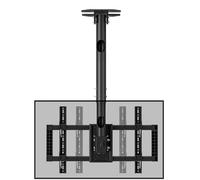 Supporto TV da soffitto - parete, rotazione a 360°, inclinazione e regolazione dell'altezza, adatto a 39 a 90 pollici, con carico di 85 kg, due metodi installazione