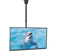 Supporto TV da Soffitto per Televisore Piatto e Curvo 55'' Regolabile VESA 400mm