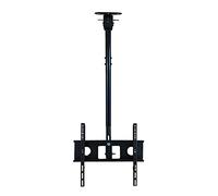Supporto TV da soffitto per TV da 32 60 pollici piatti e curvi Staffa girevole e inclinabile regolabile in altezza 2,6 3 m Supporta fino a 59,9 kg Facile da installare LWX 1.6