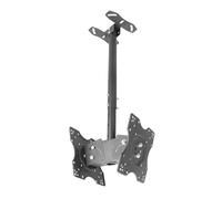 Supporto TV da soffitto Regolabile a 2 Lati per TV da 20-32 Pollici - Inclinazione e Rotazione di 360°, Staffa telescopica, Supporta Fino a 60 libbre, Estensione di 3 m (2 m) per un'esperien