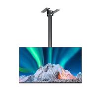 Supporto TV da soffitto regolabile inclinabile e girevole per schermi LCD piatti da 12 pollici da 32 pollici, supporto universale per TV a soffitto, design resistente per una presa sicura