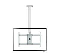 Supporto TV da Soffitto Regolabile per TV 40-65", sospensione a sospensione | TV a schermo piatto con asta di sostegno da 45 kg, per casa/ufficio/palestra