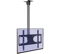 Supporto TV da soffitto Regolabile per TV da 32-65 Pollici, inclinabile e Girevole, Design telescopico, Supporta Fino a 132 libbre, Perfetto per l'home Theater e L'Ufficio