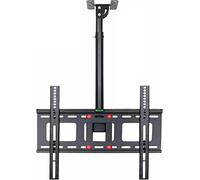 Supporto TV da soffitto regolabile per TV da 3260 pollici, supporta fino a 50 kg, design inclinabile e girevole, estensione di 2 m per un'esperienza visiva ottimale