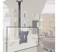 Supporto TV da soffitto, Supporto Girevole e inclinabile Completamente Regolabile in Altezza, Supporto TV da soffitto Compatibile con la Maggior Parte dei televisori,3m