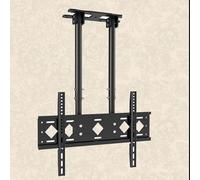 Supporto TV da soffitto - Supporto TV con inclinazione regolabile, supporto TV a doppio palo per schermi piatti LED da 40-85 pollici, VESA Max 600x400 mm