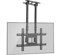 Supporto Tv Da Soffitto, Supporto Tv Da Soffitto Ad Altezza Regolabile, Per Tv Piatte E Curve Da 37-80 Pollici Fino A 70 Kg, Supporto Tv Fino A Vesa 600X400Mm