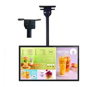 Supporto TV da soffitto, Supporto TV telescopico da soffitto per Esterni, Inclinazione e Rotazione telescopica in Altezza Regolabile, per TV a Schermo Piatto da 17-32 Pollici