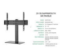 Superior staffa tv 37"-70" table top 40kg supstv020