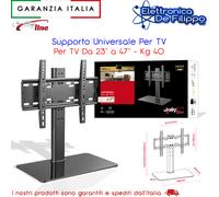 Supporto TV Da Terra 23"/47" - Nero