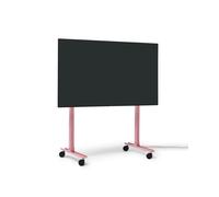 Supporto TV Dritto con Ruote, Gomma da Masticare