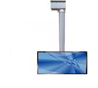 Supporto TV elettrico a soffitto motorizzato con telecomando Staffa telescopica regolabile in altezza per TV a schermo piattoSoluzione salvaspazio