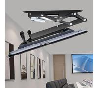 Supporto TV elettrico a soffitto - Sollevatore telescopico motorizzato per una facile regolazione automatica, resistente supporto per Home Theater, compatibile con la maggior parte dei televisori
