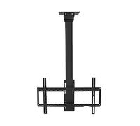 Supporto TV elettrico da soffitto, supporto TV con telecomando intelligente, sollevamento automatico, supporto TV da soffitto, robusto supporto TV regolabile in acciaio per la maggior parte dei tele