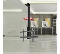 Supporto TV Elettrico Soffitto - Sollevatore TV Rotazione Manuale 360°, Con Supportos TVs Motorizzato Telecomando, Adatto Motorizzato Sollevamento TVs Staffa 32-75(900-2200mm)