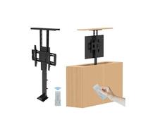Supporto TV elettrico - Supporto TV regolabile - Può essere nascosto in un mobile, fino a 60 kg, corsa inferiore a 40 secondi