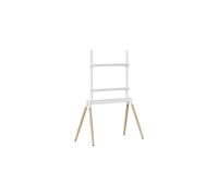 Supporto TV Gembird TVS-86F-01-W Bianco/Madera 55-86" Gestione dei cavi integrata