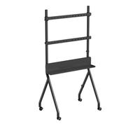 Supporto TV Gembird TVS-86F-02 55"-86" Nero con Regolazione Altezza Manuale