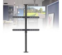 Supporto TV girevole a 360° per parete divisoria, ideale per display LED da 37-75 pollici, massima flessibilità e stabilità.