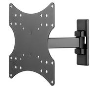 Supporto TV Goobay 49713 per 23-42 pollici, Inclinabile e Girevole, Nero