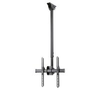 Hama Supporto da soffitto per TV, orientabile, inclinabile, 165 cm, fino a 50 kg