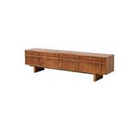 Supporto TV in legno massello da 180 cm, console compatta e moderno, minimalista, per soggiorno, centro di intrattenimento, adatto per hotel e sale conferenze, supporti TV per soggiorno (240 x 42 x 55