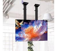 Supporto TV Intelligente A Doppia Colonna - LCD Da Soffitto Motorizzato Elettrico Con Telecomando, Telescopico Con Sollevamento Automatico, Adatto Per Schermi Da 55 A 120 Pollici(900-2200mm)