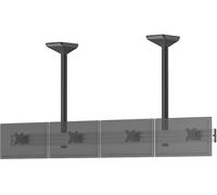 Supporto a soffitto Kimex 031-4432K1 per 4 schermi da 32″ VESA 100x100, altezza 100 cm