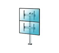 Supporto TV KIMEX Supporto da pavimento avvitabile per 2 TV 40''-65'' - Altezza 175 cm da 40 " a 65 ", portata max 100 kg, VESA max 200x200 min, 600x400 max
