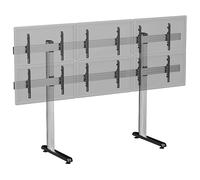 Supporto TV KIMEX Supporto da pavimento videowall per 6 schermi 45''-50'' - Altezza 180 cm da 45 " a 50 ", portata max 300 kg, VESA max 200x200 min, 600x400 max