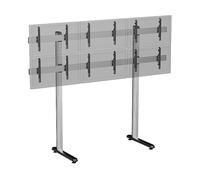 Supporto TV KIMEX Supporto da pavimento videowall per 6 schermi 50''-55'' - Altezza 240 cm da 50 " a 55 ", portata max 300 kg, VESA max 200x200 min, 600x400 max