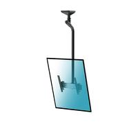 Supporto TV KIMEX Supporto da soffitto inclinabile per 1 TV 43''-75'' - Modalità verticale - Altezza 175cm da 43 " a 75 ", portata max 50 kg, VESA max 200x200 min, 400x400 max