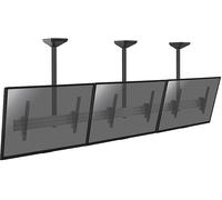 Supporto TV KIMEX Supporto da soffitto menu board per 3 schermi 45''-50'' - Altezza 100cm da 45 " a 50 ", portata max 150 kg, VESA max 200x200 min, 600x400 max