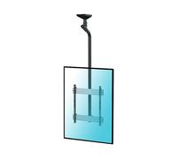 Supporto TV KIMEX Supporto da soffitto per 1 TV 65''-75'' - Modalità verticale - Altezza 225 cm da 65 " a 75 ", portata max 50 kg, VESA max 200x200 min, 800x600 max