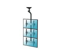 Supporto TV KIMEX Supporto da soffitto per 3 schermi 43''-55'' - Altezza 225cm da 43 " a 55 ", portata max 150 kg, VESA max 200x200 min, 600x400 max