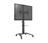 Supporto TV KIMEX Supporto mobile per videoconferenza 37''-70'', Altezza 125-160cm, Nero da 37 " a 70 ", portata max 70 kg, VESA max 200x200 min, 600x400 max