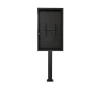 Supporto TV KIMEX Supporto per vetrina avvitabile con custodia per TV 55'' - Vesa 400x600 max da 55 " a 55 ", portata max 50 kg, VESA max 200x200 min, 600x400 max