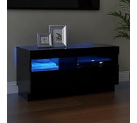 Supporto TV LED per TV da 40 pollici, moderno e minimalista, con credenza, 80 cm, mobile TV lucido per soggiorno o camera da letto