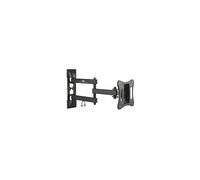 Maclean Supporto da parete TV MC-719 13-27" VESA 50x50/100x100 15 kg Inclinabile -20/+20° 180° Nero